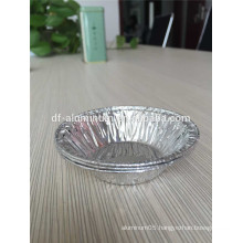 square foil container in Oven